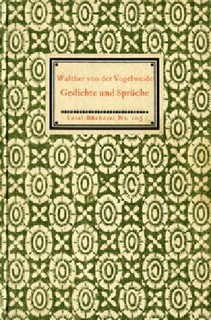 [Gutenberg 35795] • Gedichte und Sprüche in Auswahl